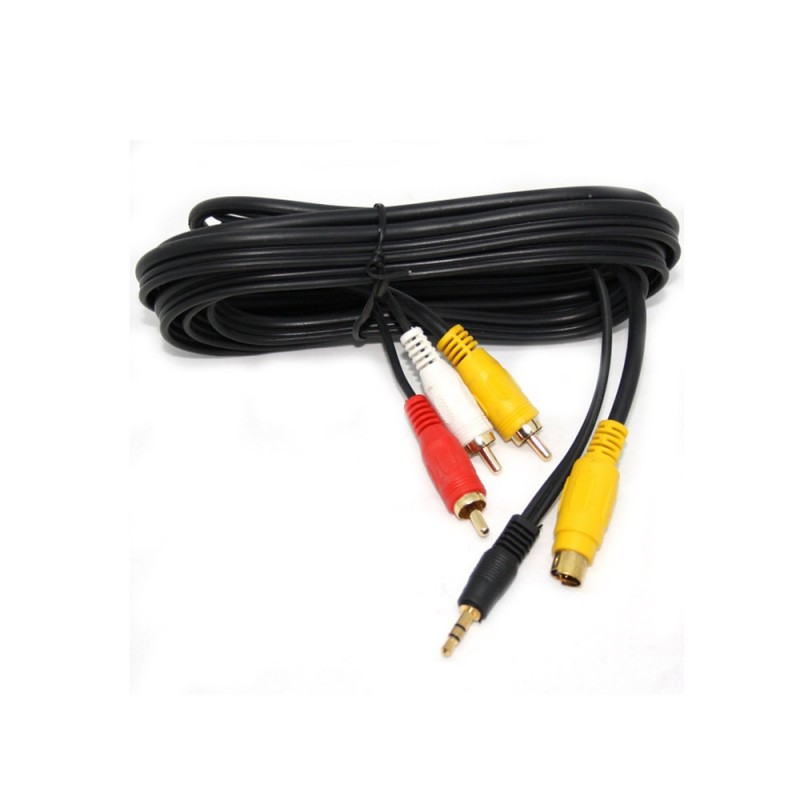 cavo-2m-audio-video-jack-3-5mm-maschio-s-vhs-4pin-maschio-a-3-rca-maschio cavo-2m-audio-video-jack-3-5mm-maschio-s-vhs-4pin-maschio-a-3-rca-maschio
