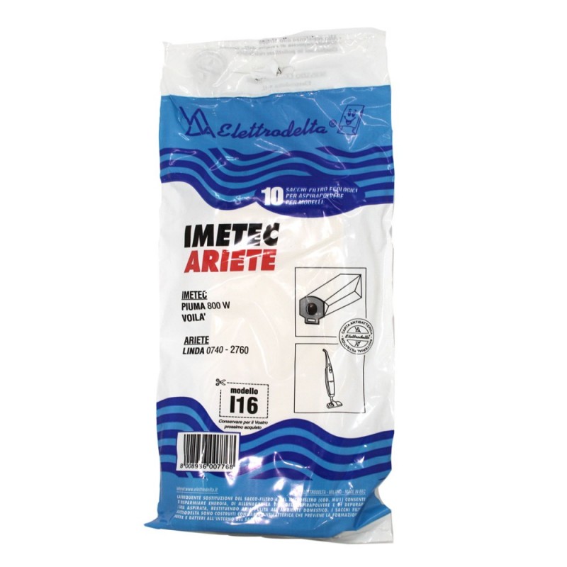 sacchetti-aspirapolvere-imetec-ariete-i16-10pz sacchetti-aspirapolvere-imetec-ariete-i16-10pz
