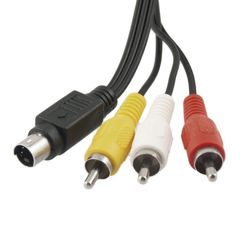 nakatomy-cavo-1-8m-audio-video-mini-din-7pin-a-3-rca-maschio-maschio nakatomy-cavo-1-8m-audio-video-mini-din-7pin-a-3-rca-maschio-maschio