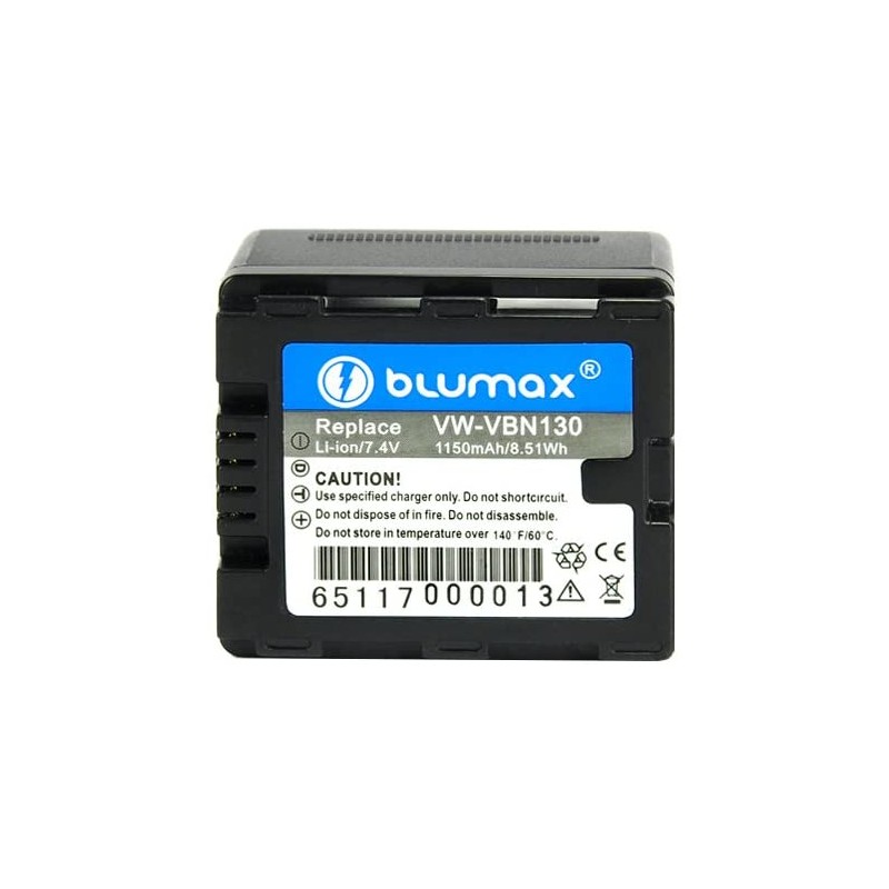 Blumax Batteria agli ioni di litio per Panasonic 1050MAH 7.2V 7,56WH