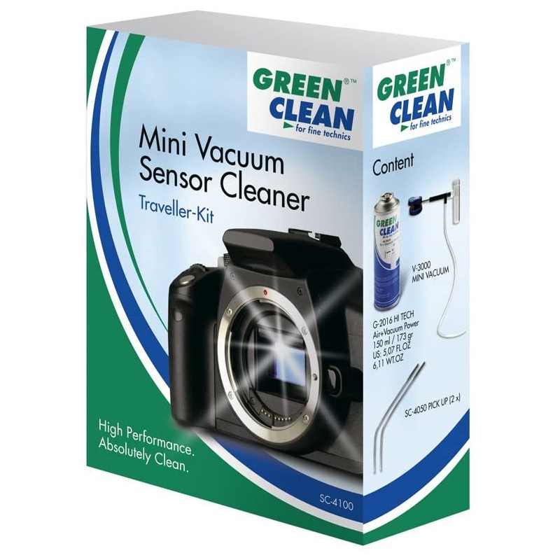 Green Clean SC-4100 Difficile da raggiungere Pulitore ad aria compressa per la pulizia delle attrezzature 150ml kit per la puliz