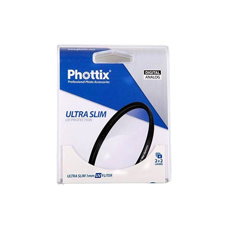 Phottix Ultra Slim 1mm UV Protector Germany 62mm