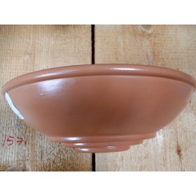 Aplic ceramica cotto alogena o LED. Misure 33x12x8H cm.