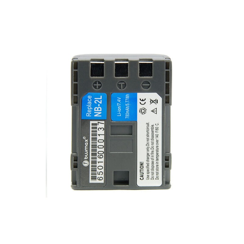 Batteria Blumax per Canon NB-2L NB-2LH E160814 BP-2L5 Legria HF R106 R16 R18