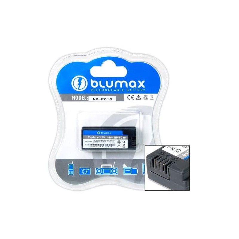 Batteria POTENZIATA Blumax Sony NP-FC10