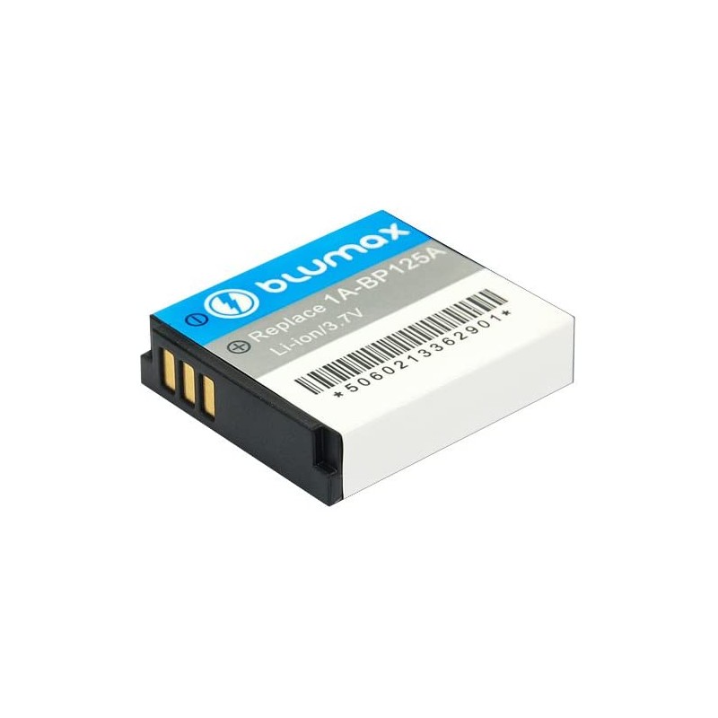 Blumax Battery ® 1A for SAMSUNG Bp-Bp125A 1A - 125 A HMX-M20 HMX-M 20 Li-Ion 3.7 V