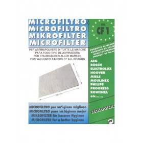 Microfiltro CF1 per aspirapolveri di tutte le marche