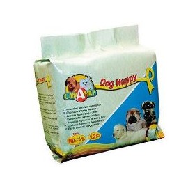 Pannoloni dog nappy per cuccioli 4-7kg 12pz