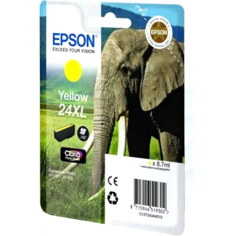 Cartuccia Epson 13T24344010 T2434 Giallo XL Originale