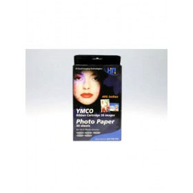 YMCO photo paper 25 sheets + 4x4 sticker 25 sheets