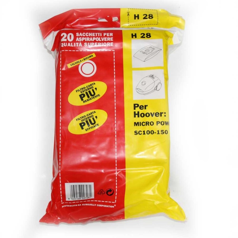 sacchetti-aspirapolvere-hoover-h28-20pz sacchetti-aspirapolvere-hoover-h28-20pz